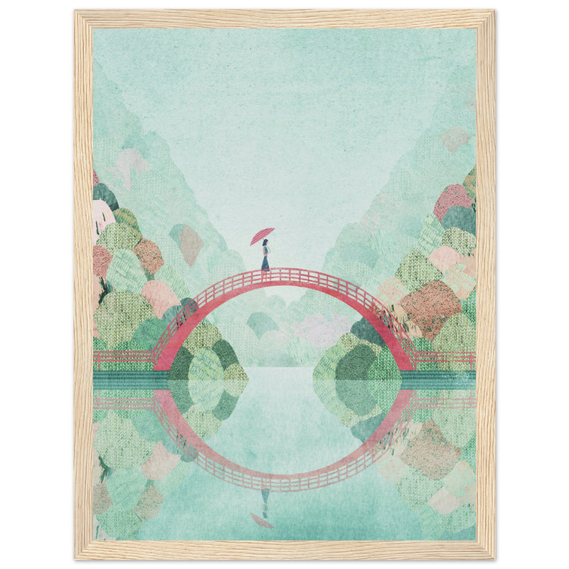 Poster: Girl on a bridge