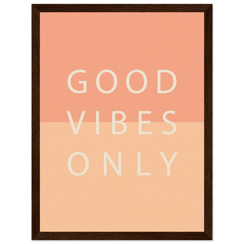 Poster: Good Vibes Only