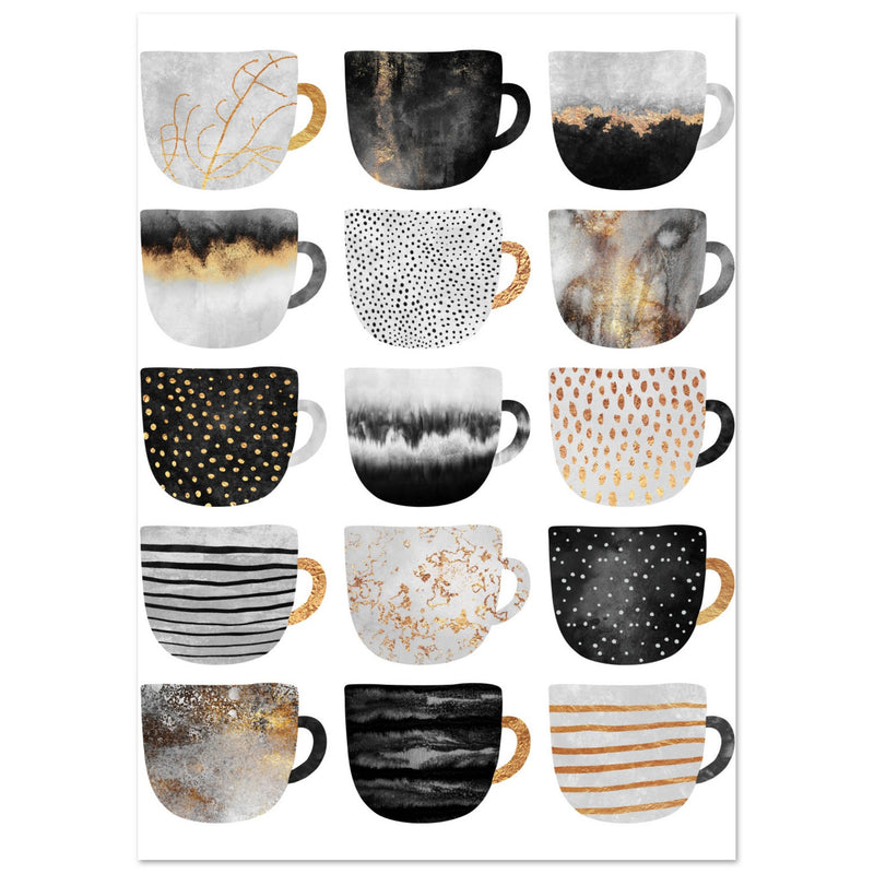 Poster: Pretty Coffee Cups