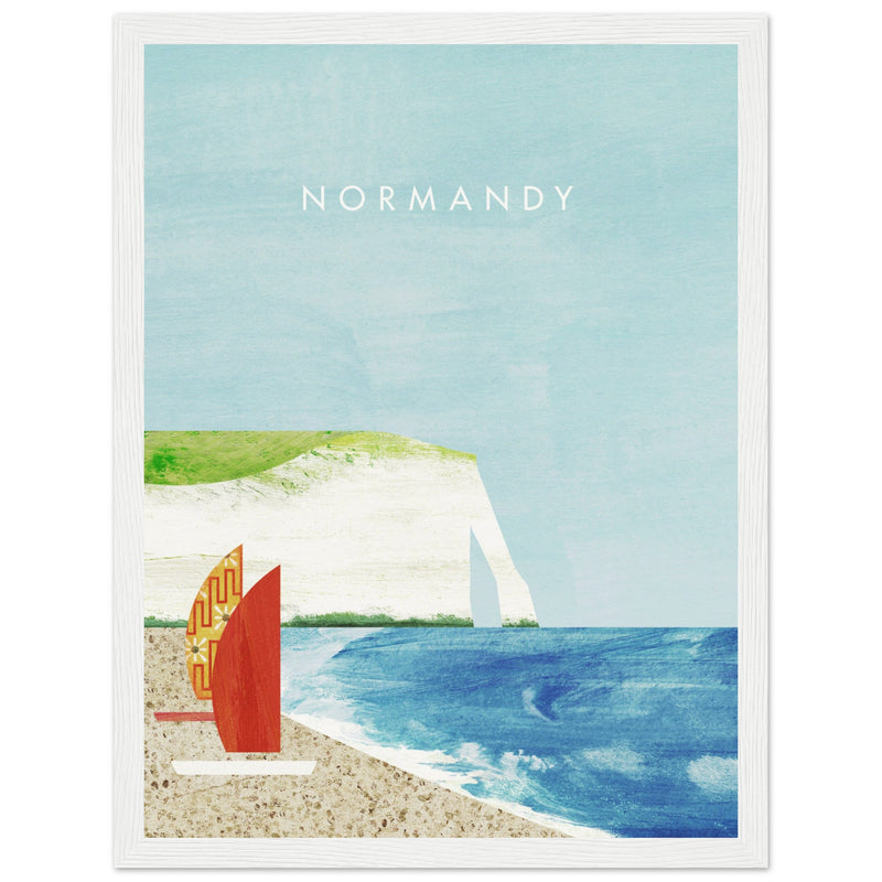 Poster: Normandy Travel Poster