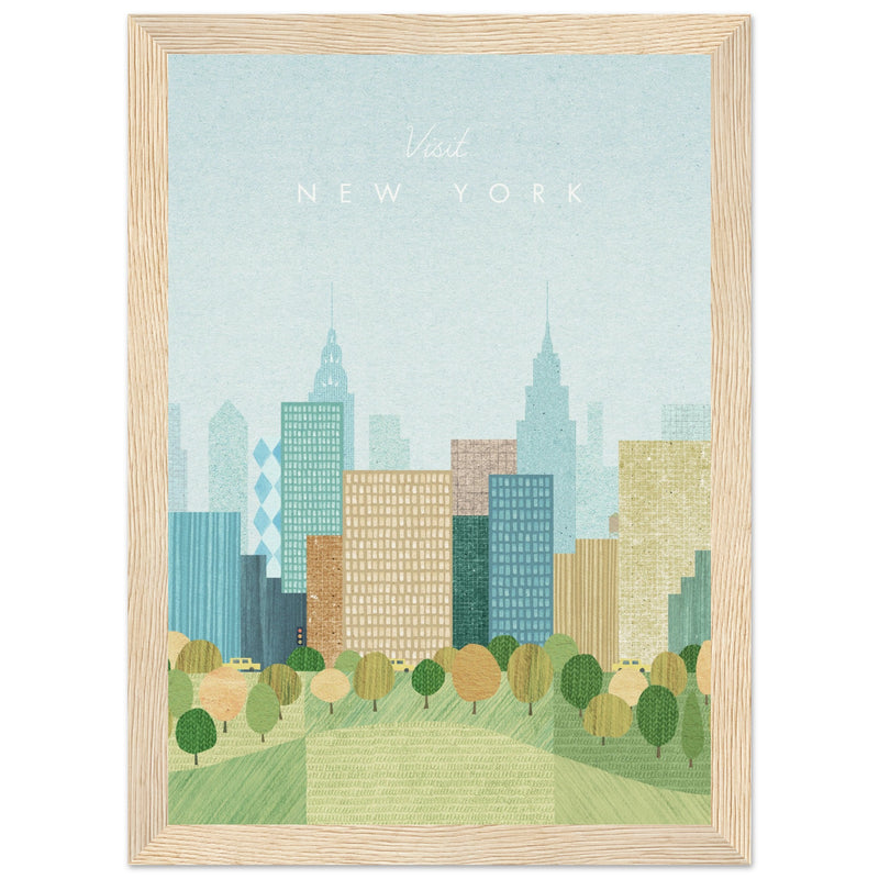 Poster: New York, Autumn Travel Poster