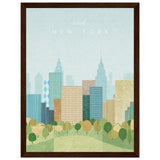 Poster: New York, Autumn Travel Poster