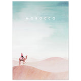 Poster: Morocco Sahara Travel Poster