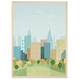 Poster: New York, Autumn Travel Poster