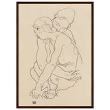 Poster: Woman and Girl Embracing 1918