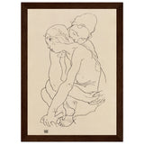 Poster: Woman and Girl Embracing 1918