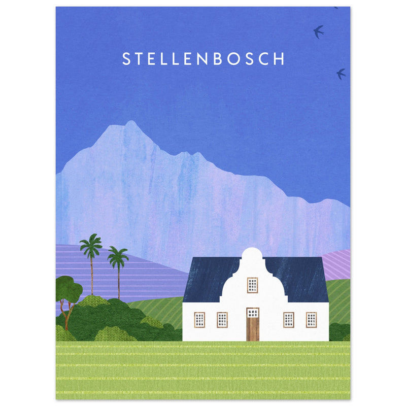 Poster: Stellenbosch Travel Poster