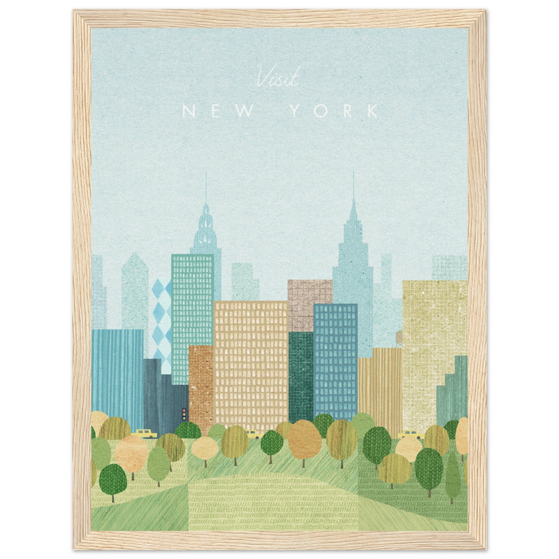 Poster: New York, Autumn Travel Poster