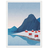 Poster: Red Houses, Lofoten