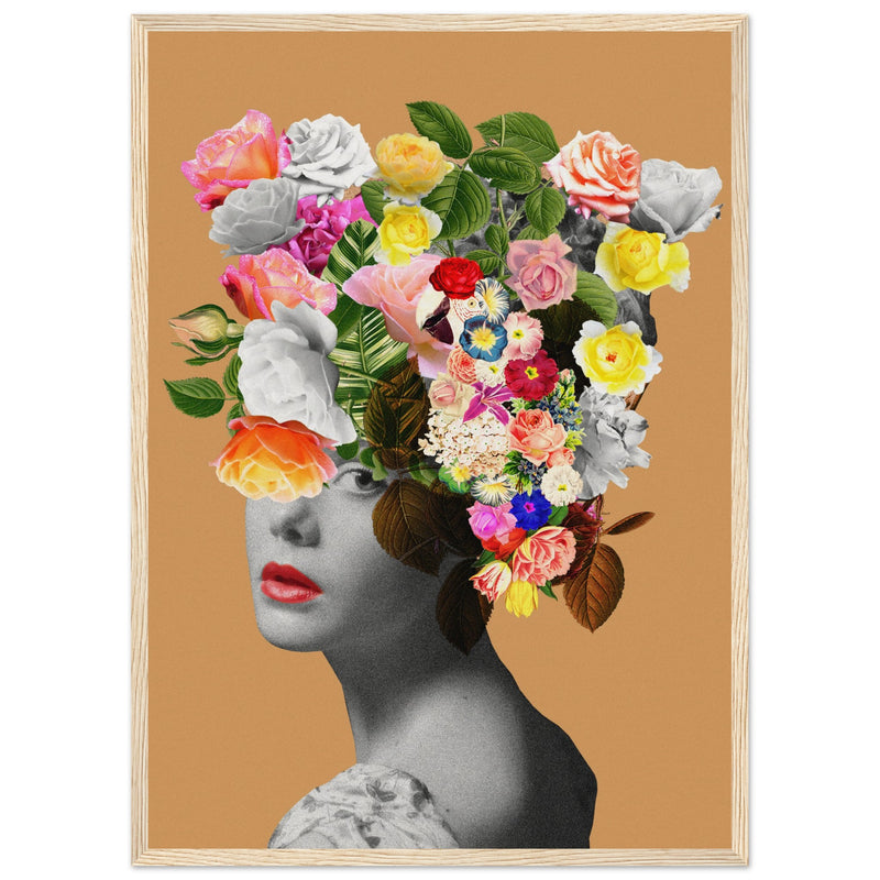 Poster: Floral portrait