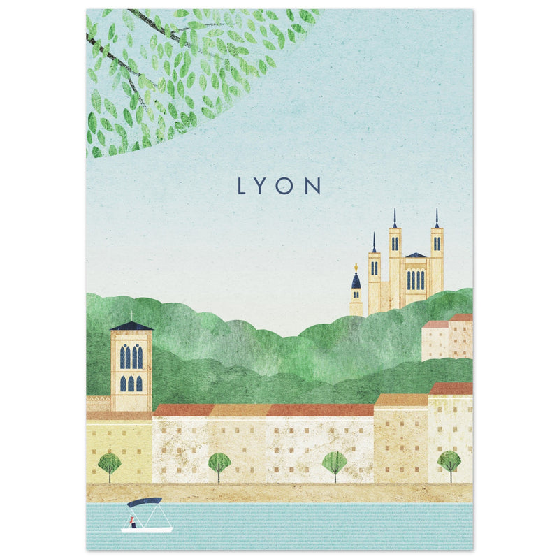 Poster: Lyon Travel Poster