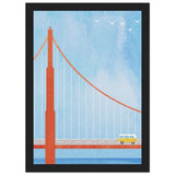 Poster: San Francisco, Golden Gate Bridge