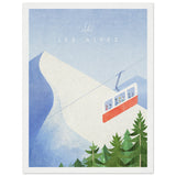 Poster: Les Alpes Travel Poster