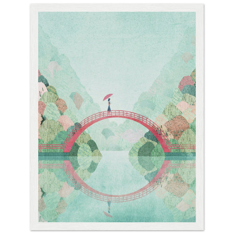 Poster: Girl on a bridge