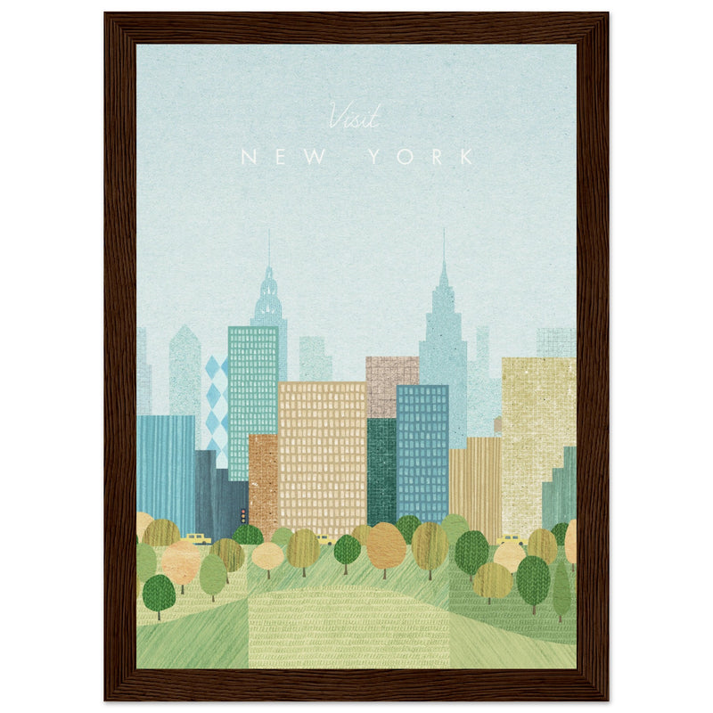 Poster: New York, Autumn Travel Poster