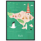 Poster: Map of Bali