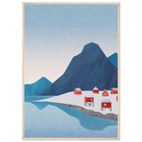 Poster: Red Houses, Lofoten