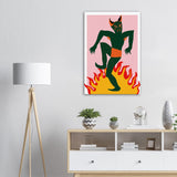 Poster: Goblin On Fire - Canvas