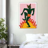 Poster: Goblin On Fire - Canvas