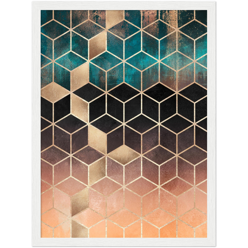 Poster: Ombre Dream Cubes