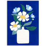 Poster: Flower Vase Ultramarine