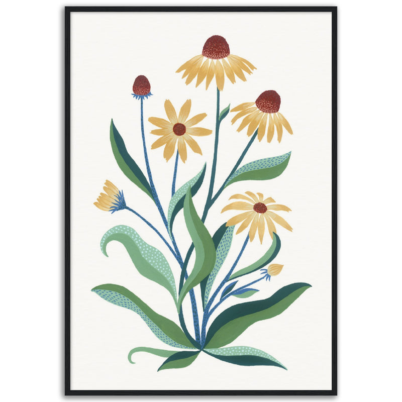 Poster: Yellow Coneflower