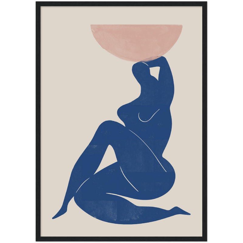 Poster: Vase and Woman