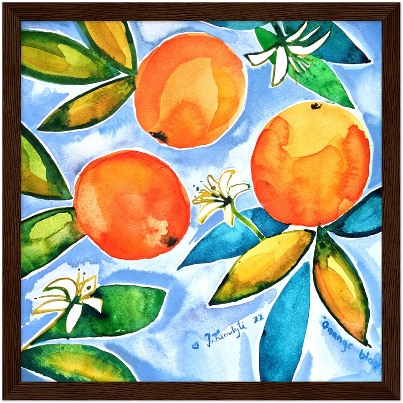 Poster: Oranges Blooming