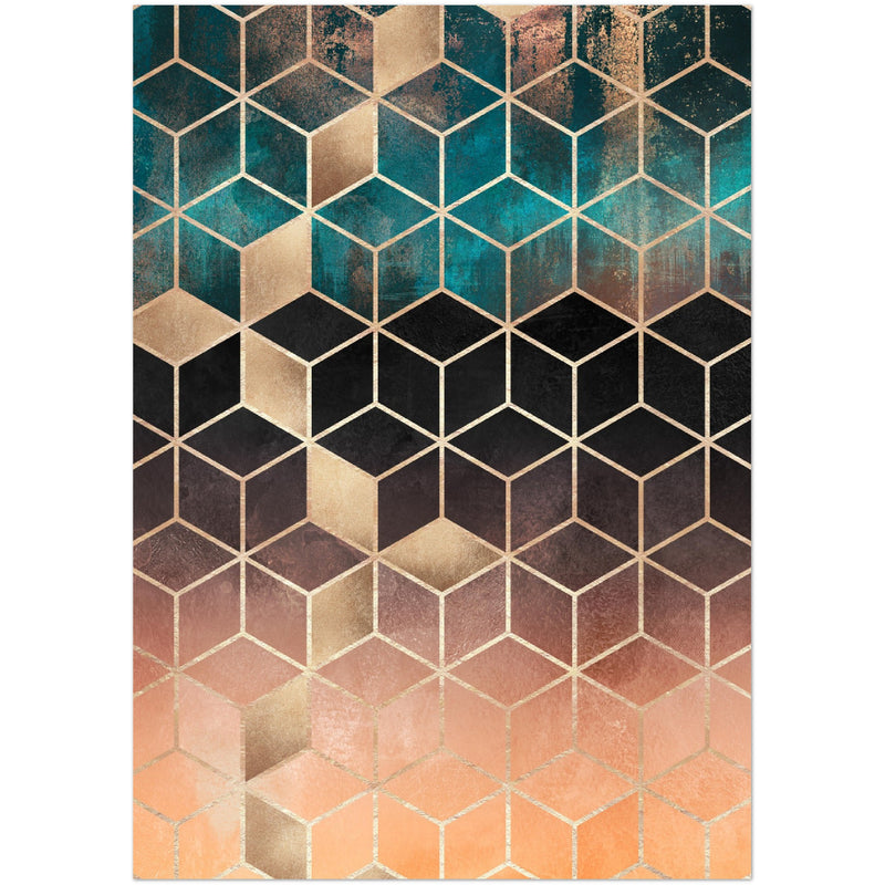 Poster: Ombre Dream Cubes