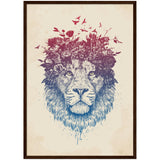 Poster: Floral lion