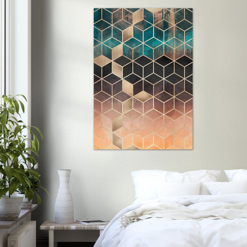 Poster: Ombre Dream Cubes