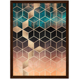 Poster: Ombre Dream Cubes