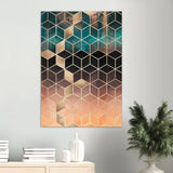 Poster: Ombre Dream Cubes