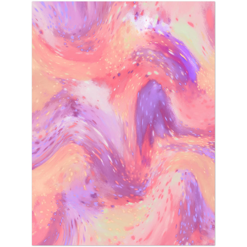 Poster: Pastel Space Pattern