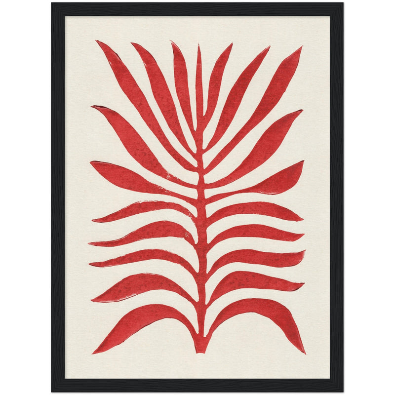 Poster: Red Branch / Lino Print