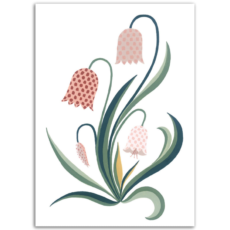 Poster: Pink Chess Flower