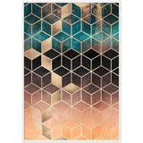 Poster: Ombre Dream Cubes