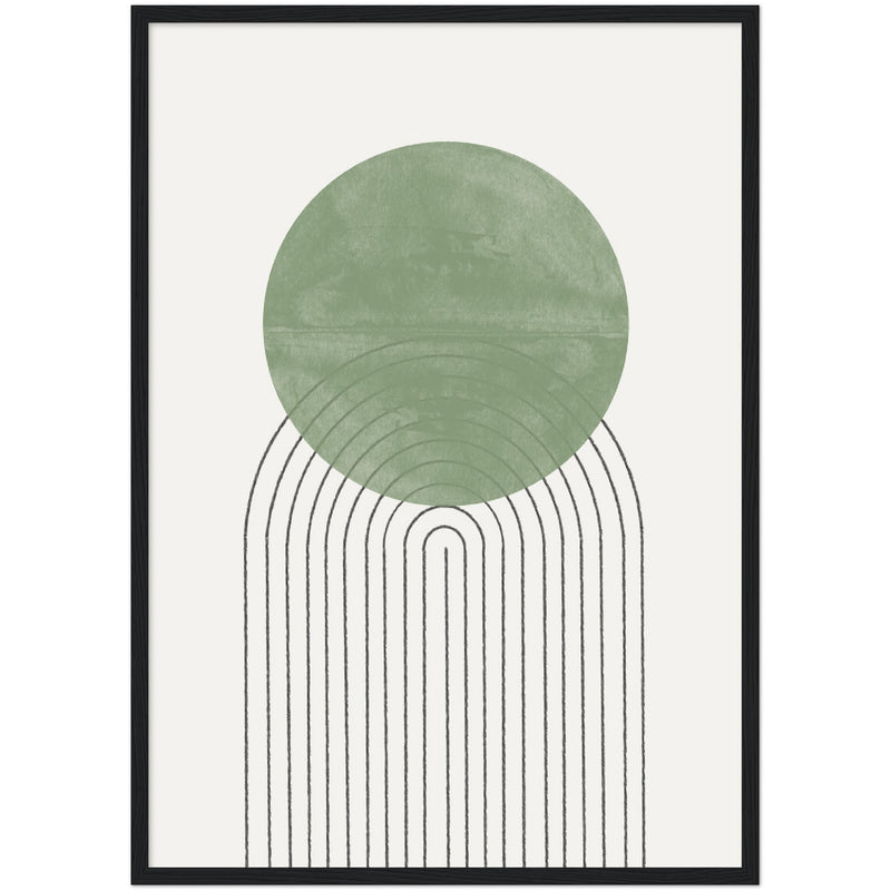 Poster: Green Moon No1.