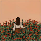 Poster: Girl In A Flower Field