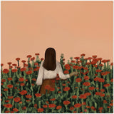 Poster: Girl In A Flower Field