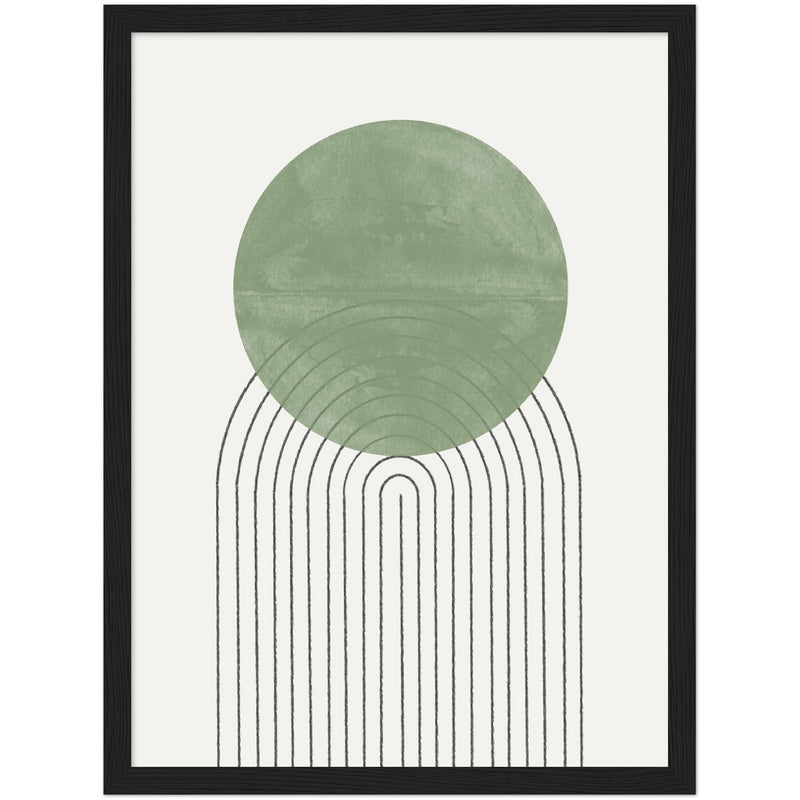 Poster: Green Moon No1.