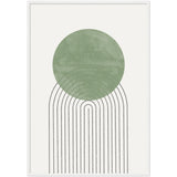 Poster: Green Moon No1.