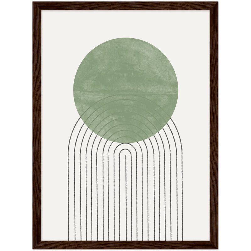 Poster: Green Moon No1.