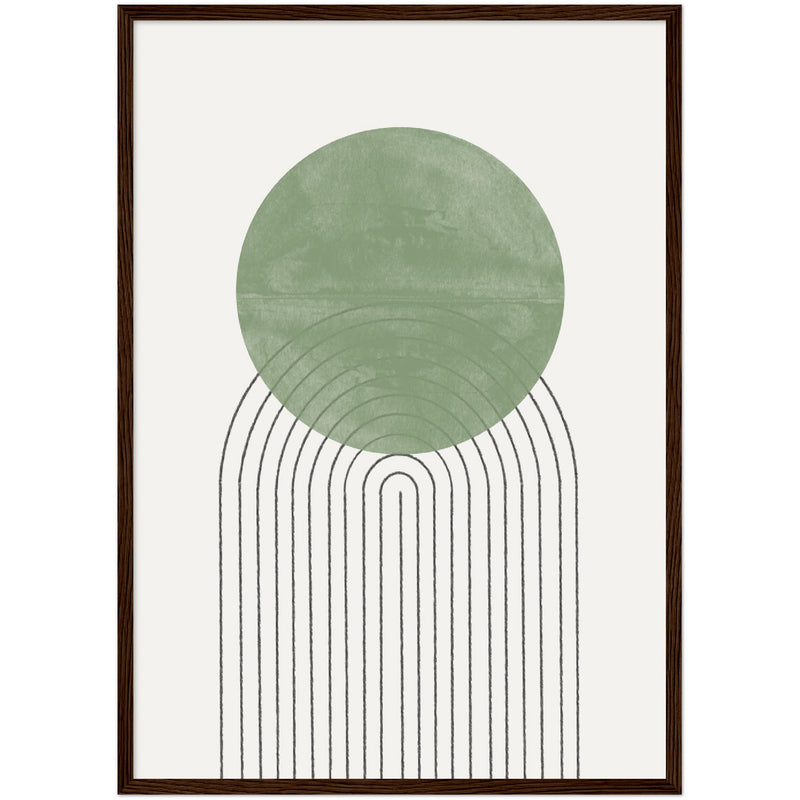 Poster: Green Moon No1.