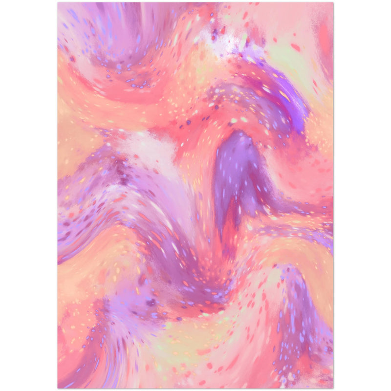 Poster: Pastel Space Pattern