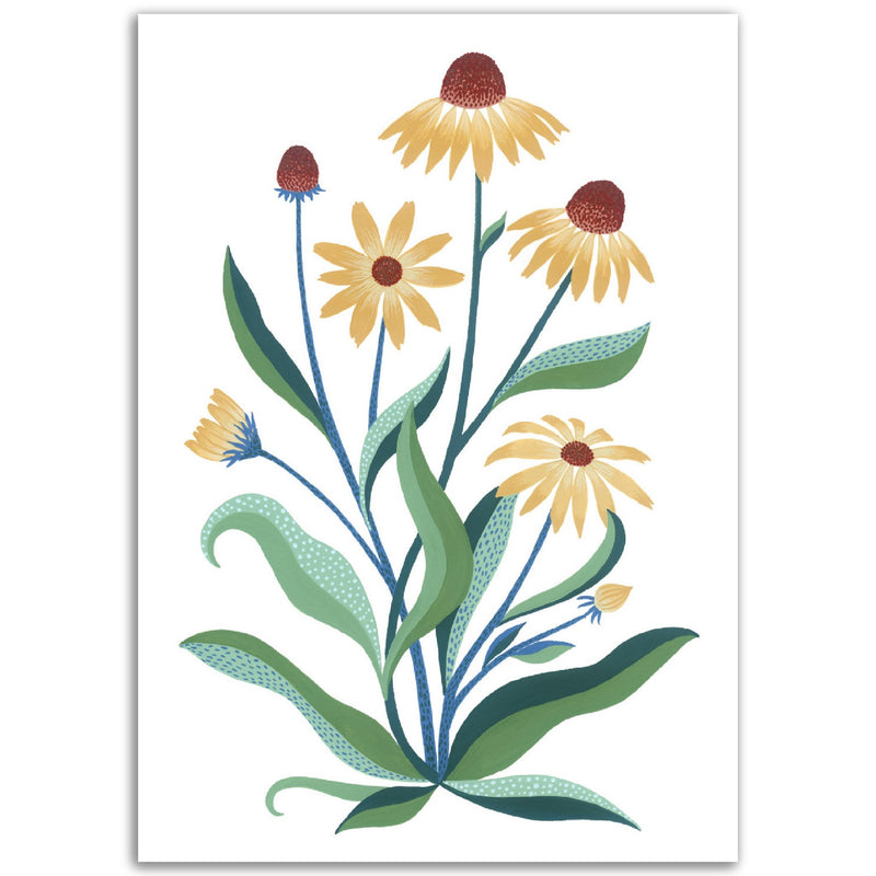 Poster: Yellow Coneflower