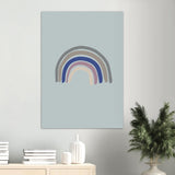 Poster: Rainbow Blue