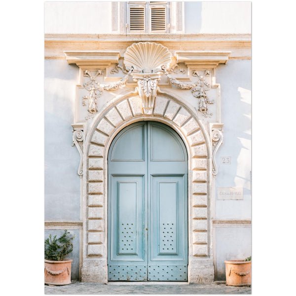 Poster: Blue tones of Rome - Italy travel photography