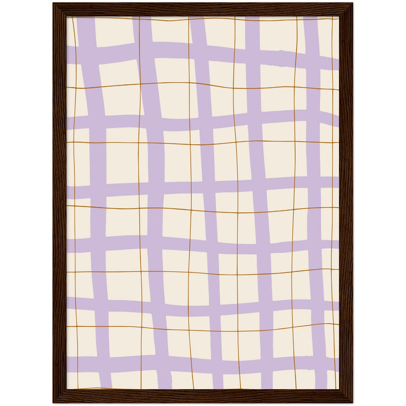 Poster: Lilac Grid