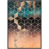 Poster: Ombre Dream Cubes